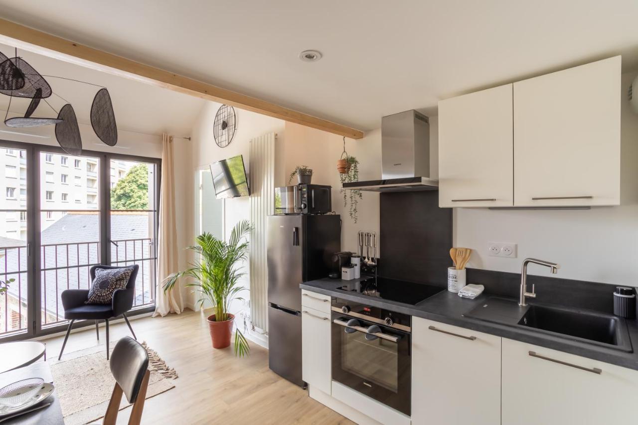 Le Saint Martin Bis - Bel Appartement Moderne Et Confortable Rennes Buitenkant foto