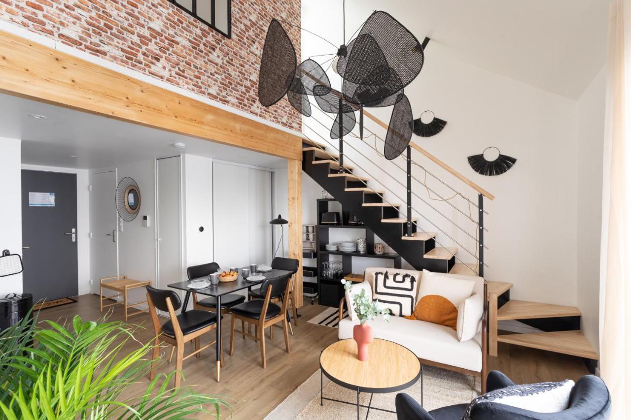Le Saint Martin Bis - Bel Appartement Moderne Et Confortable Rennes Buitenkant foto